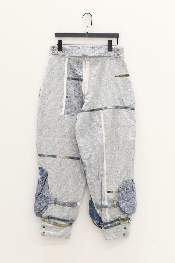 communs blue wide leg pants SS22-P129